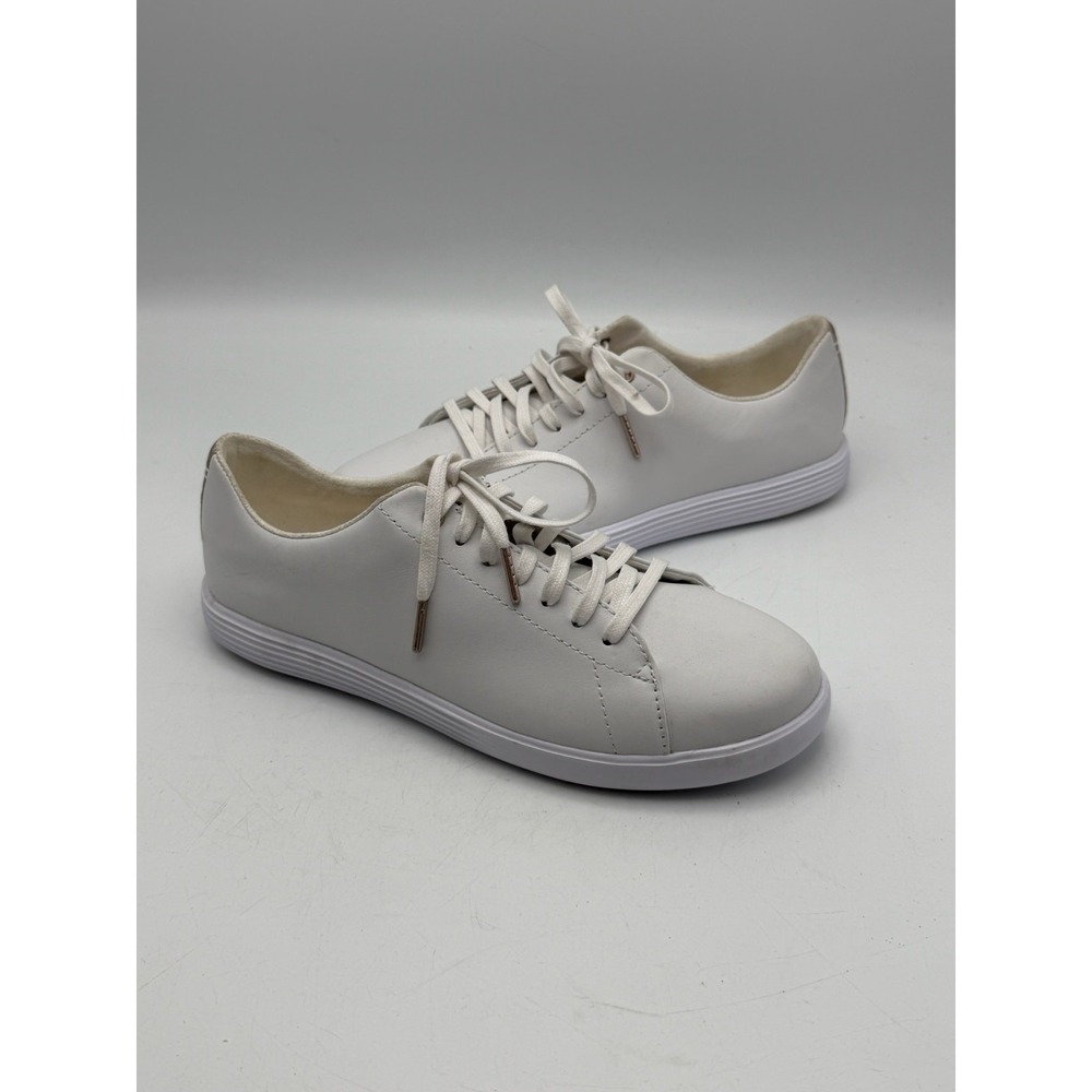 Cole Haan Grand Crosscourt White Rose Gold W30245 Womens Size 8B No Box